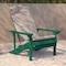Flash Furniture Green Adirondack Chairs with Cream Cushions, 2PK 2-JJ-C14501-CSNCR-GRN-GG - alternate 4